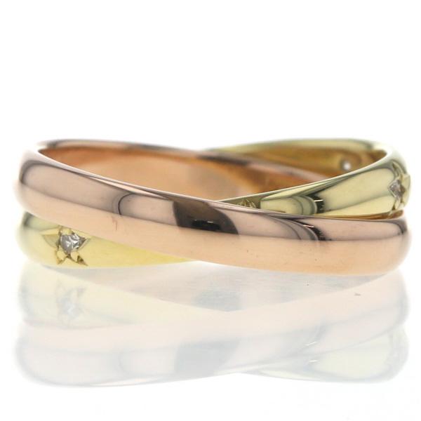 Star Jewelry スタージュエリー K18YG イエローゴールド リング