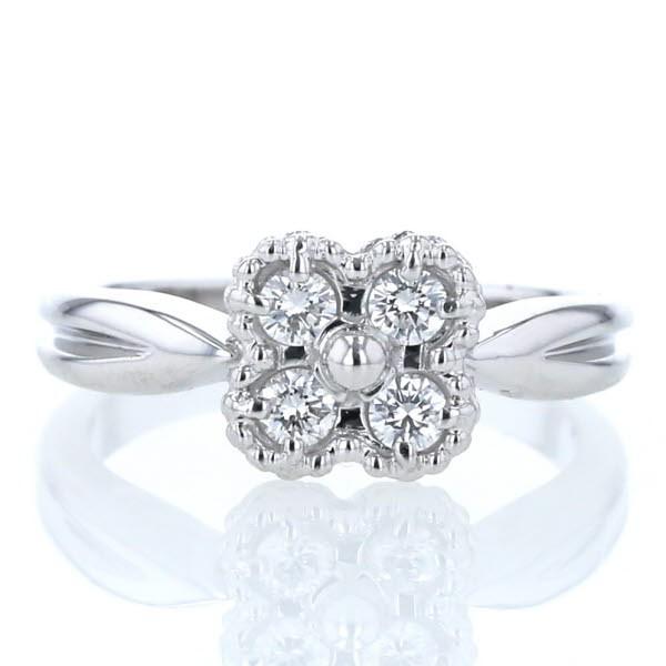 Van Cleef Arpels ヴァンクリーフ アーペル アルノリング K18wg リング ダイヤモンド フラワー 花 指輪 9 5号 新品仕上済 El 中古 Everydaygoldrush 通販 Yahoo ショッピング