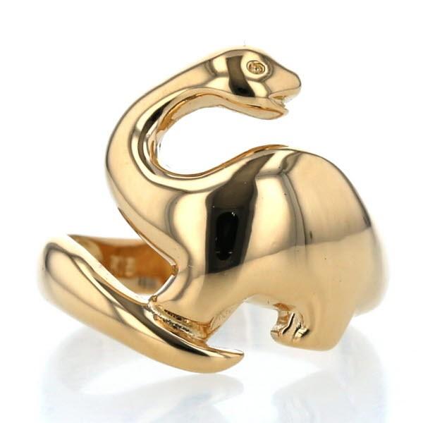 K18恐竜モチーフゴールドチャーム（トップ）　1757K2503 K18恐竜モチーフゴールドチャーム（トップ） 1757K2503