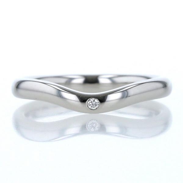 TIFFANY&Co. ティファニー Pt950 プラチナ カーブバンド リング
