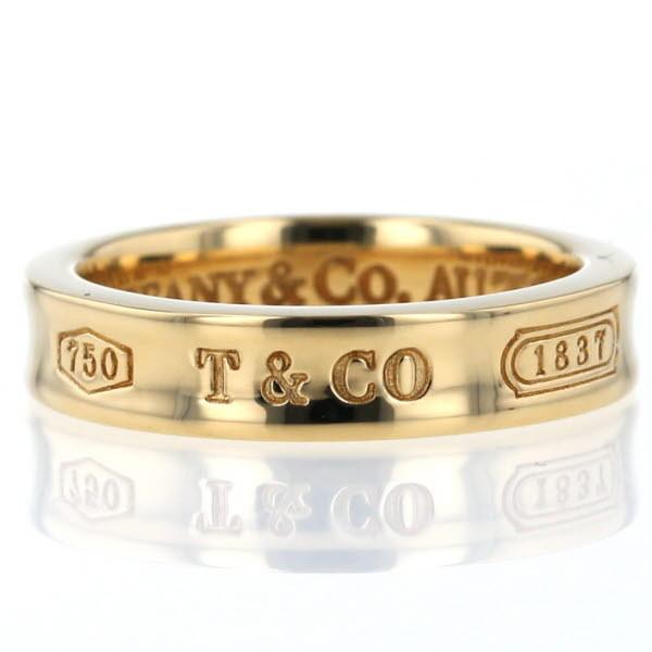 TIFFANY&Co. ティファニー K18YG イエローゴールド 1837ナローリング