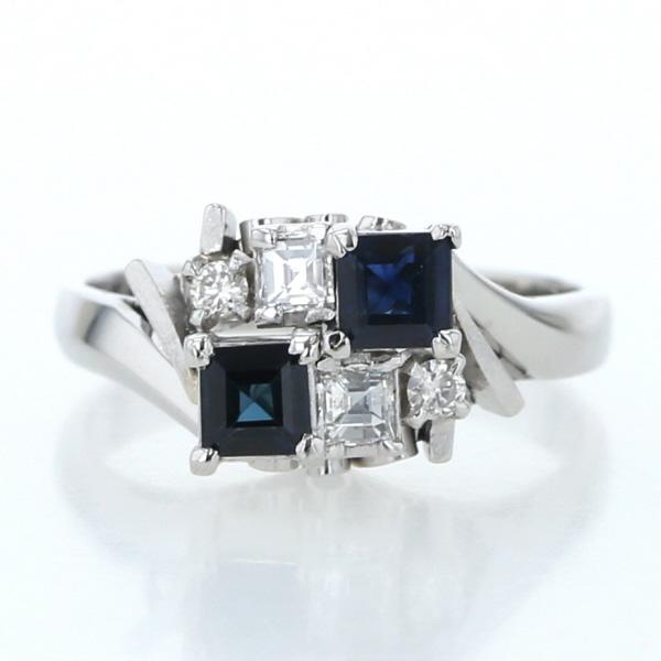 ラストプライス 値下げ Pt900 プラチナ リング サファイア0.58ct 