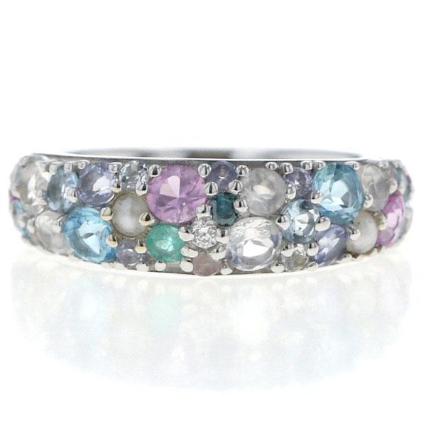 BIZOUX ビズー K10WG ホワイトゴールド ピンキーリング スノールナ