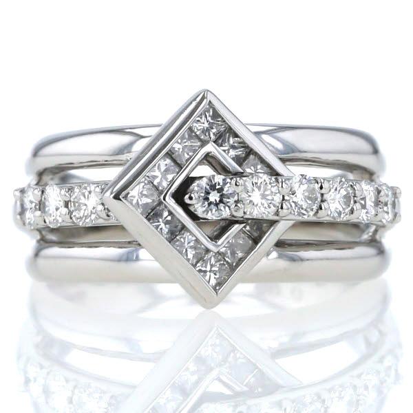 Prefito プレフィート Pt900 プラチナ リング ダイヤモンド0.85ct 
