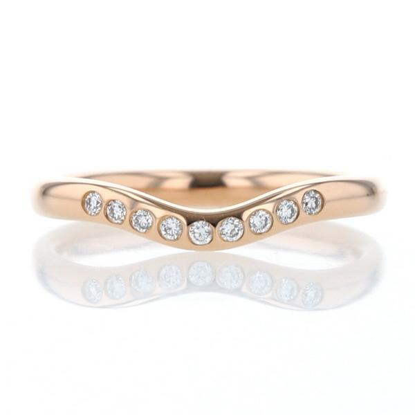 【新品仕上げ】ティファニー K18PG バンドリング 7号 6228 TIFFANY&Co ティファニー K18PG ピンクゴールド フラットバンド