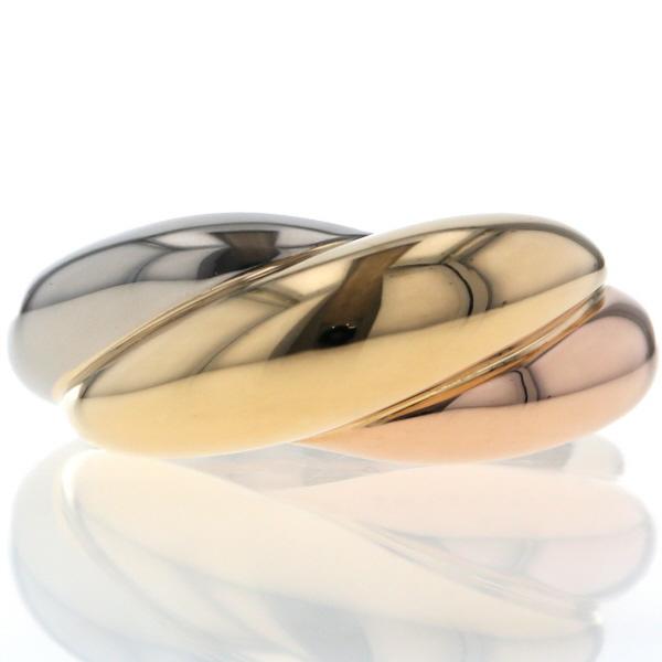 【カルティエ/Cartier】 トリニティリング 9号 K18YG/WG/PG Cartier カルティエ K18YG WG PG スリーカラーゴールド リング