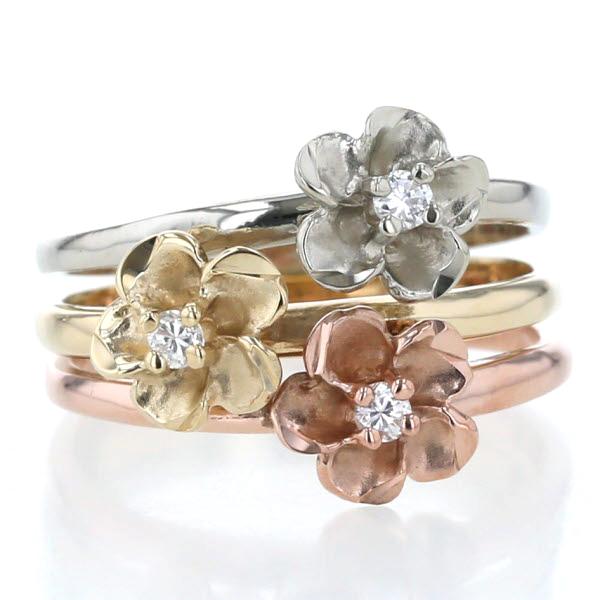 K14YG フラワーデザイン　ヴィンテージリング K14YG フラワーデザインヴィンテージリング