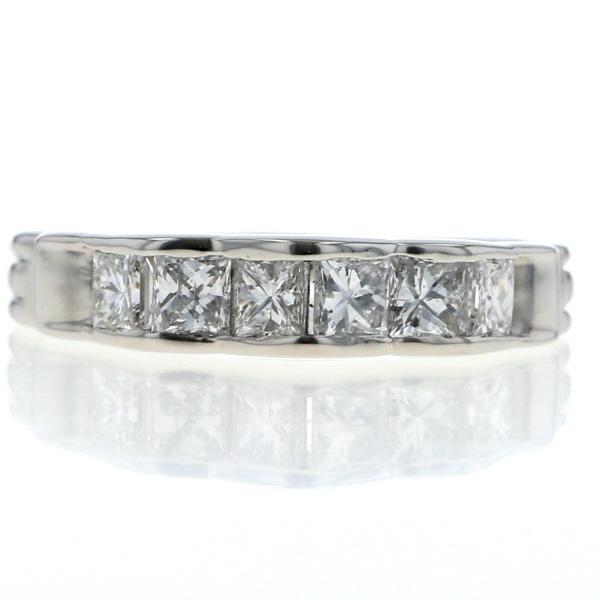 Pt900 プラチナ リング ダイヤモンド 1.02ct プリンセスカット