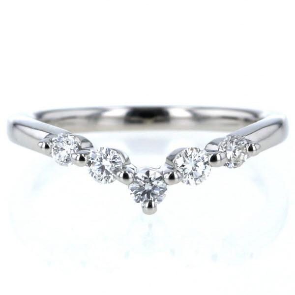 GSTV ジェムティービー Pt950 プラチナ リング ダイヤモンド0.25ct 5粒