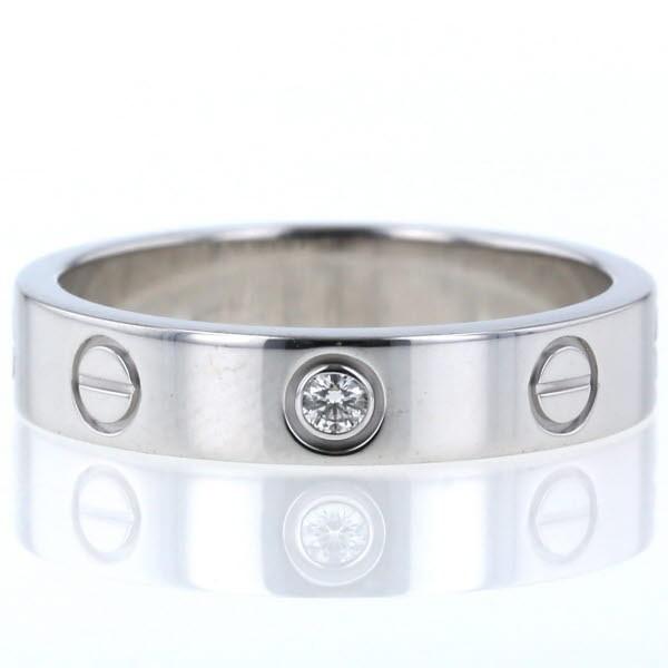 Cartier カルティエ K18WG ホワイトゴールド ミニラブリング