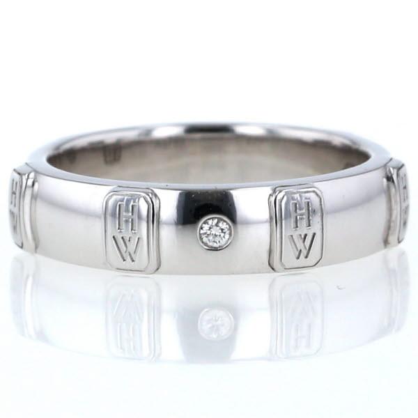 HARRY WINSTON ハリーウィンストン K18WG ホワイトゴールド HW HARRY WINSTON ハリーウィンストン K18WG ホワイトゴールド HW