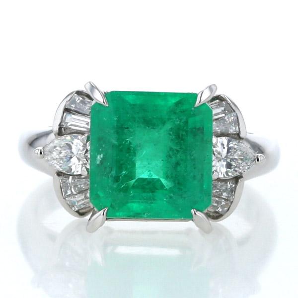 エメラルドリング♢ダイヤ♢プラチナ♢11号位-