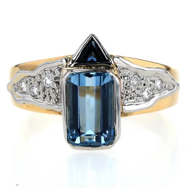 商品詳細 ｜ JEWELRY SQUARE K18 WG ツァボライト＆ダイヤモンド 