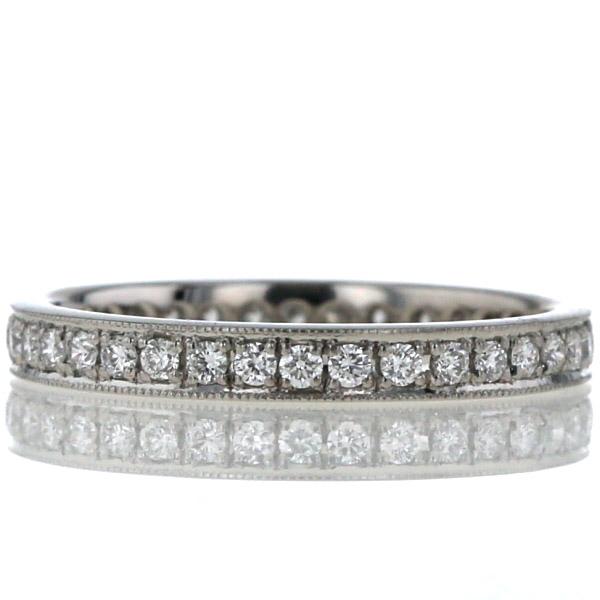 Pt900 プラチナ リング ダイヤモンド0.362ct フルエタニティ  