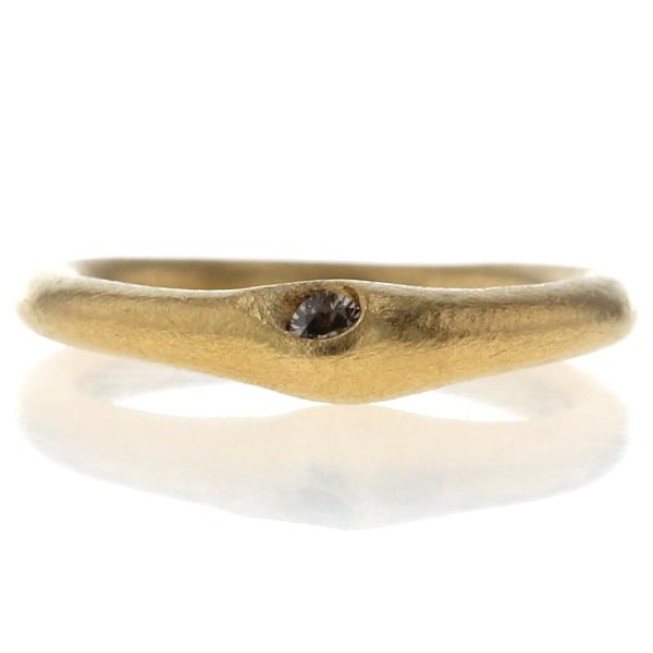 KASHIKEY カシケイ K18YG ブラウンダイヤモンド スピーシーズ リング