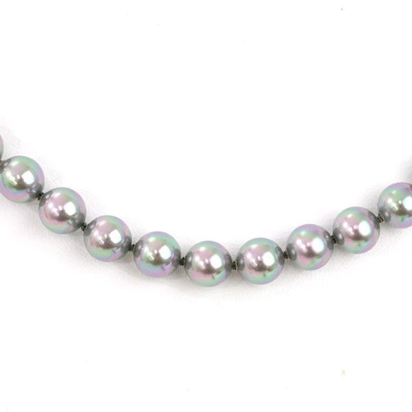 マジョリカ MAJRICA フェイクパール ネックレス イミテーション SV 長