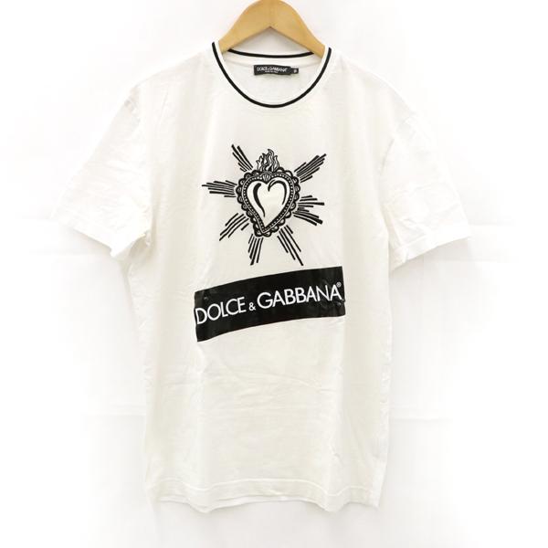 ドルチェ&ガッバーナ DOLCE&GABBANA D&G ハートプリント Tシャツ ドルチェ&ガッバーナ DOLCE&GABBANA D&G ハートプリント Tシャツ