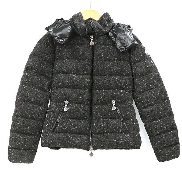 最終値下げ アウター Mi 中古 ダークグレー ダウンコート レディース ダウンジャケット Moncler モンクレール コート アウター