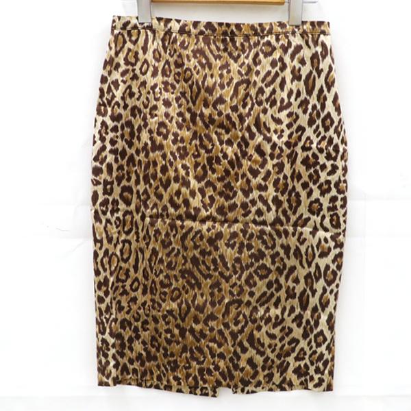 ドルチェ＆ガッバーナD&G スカート レオパード ヒョウ柄 ブラウン系 