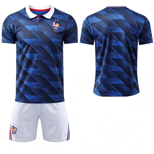 2026フランス代表 ホームユニフォーム 10 番ムバッペ 7 番デンベレ 11