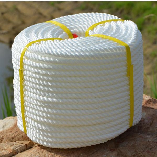 ■サイズ：6/8/10/12/14/16/18/20/22/24/26/28/30/32mmx100m■対候性・強度に優れています。■水分を含まず硬くなり難いです■柔軟で扱いやすく滑り難いので、作業がし易いです。係船 アンカー アンカーロー...