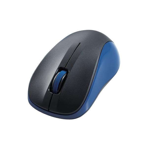 エレコム マウス ワイヤレスマウス Bluetooth 静音 3ボタン Sサイズ 抗菌 ブルー