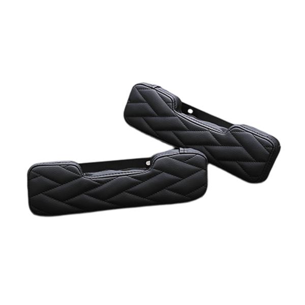 ブラック×ブラックステッチ) 左右2Pセット ドアアームレスト エブリイ