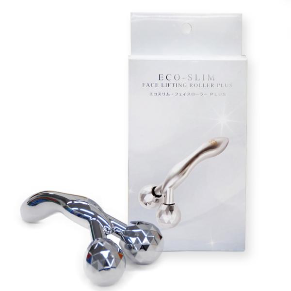 美顔ローラーでフェイスケア 小顔・美肌マッサージローラーエコスリム・フェイスローラー