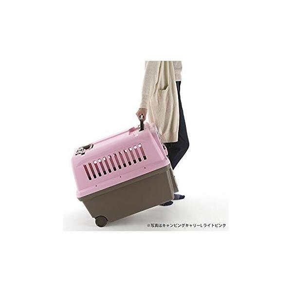 リッチェル キャンピングキャリー Web限定 Lサイズ 中型犬用 ダークブラウン
