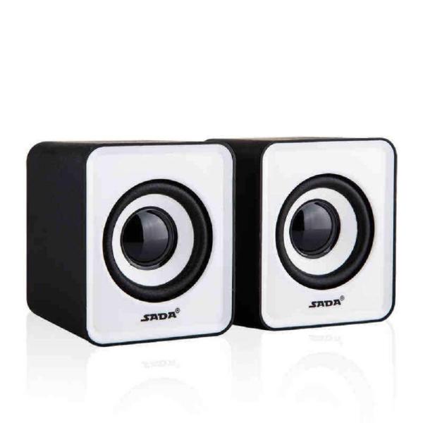 Indivi R Pcスピーカー Usb電源 高品質 対応 小型 コンパクト Mp3 テレビ 持ち運び便利 3w高音質 ミニ イヤホンジャック 軽量