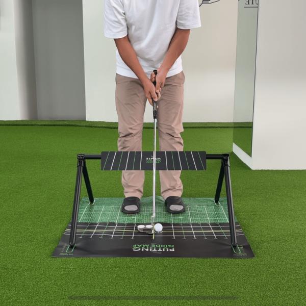 美品❗️パターガイドマップ パッティング練習器具 パターマット パッティングガイドマップ PUTTING GUIDE MAP パッティング 練習