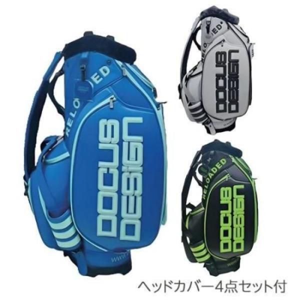 DOCUS キャディーバックとD.3.5.x4点ヘッドカバー DOCUS（ドゥーカス） キャディバッグ DCC768S ヘッドカバーセット