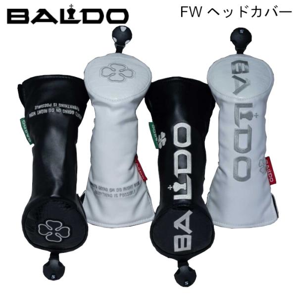 BALDO ORIGINAL HEAD COVER BALDO &amp; CLOVERBALDO刺繍タイプとクローバーアップリケタイプのそれぞれブラックとホワイトからお選びいただくことができます。BALDO専用のヘッドカバー。［モデル］B...