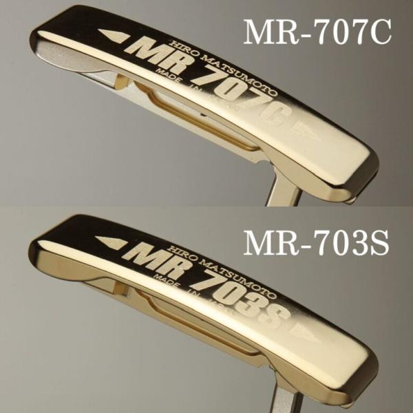 HIRO MATSUMOTO ヒロマツモト パター MR-707C MR-703S 24Kメッキ 松本
