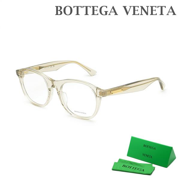 国内正規品 ボッテガヴェネタ メガネ 眼鏡 フレーム のみ BV1130OA-003 クリアブラウン アジアンフィット メンズ レディース ユニセックス