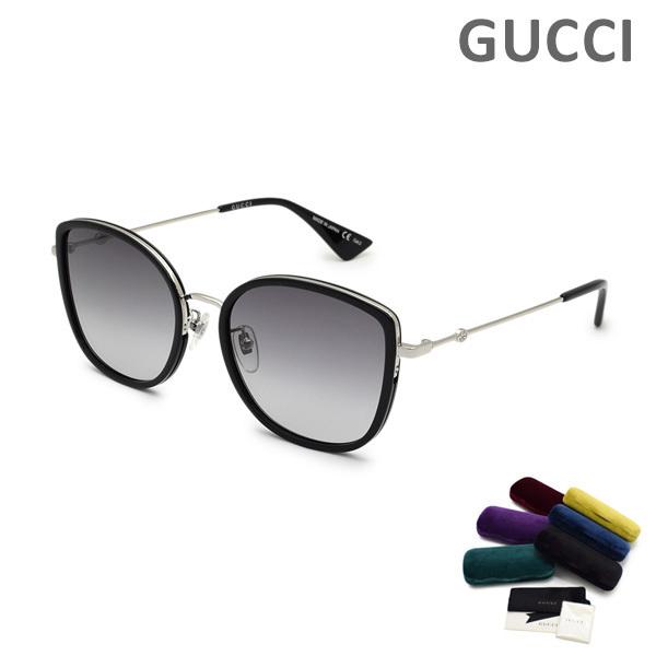 GUCCI GG0606SK ブラック サングラス レディース002 GUCCI グッチ サングラス GG0606SK-002 メンズ レディース ユニ