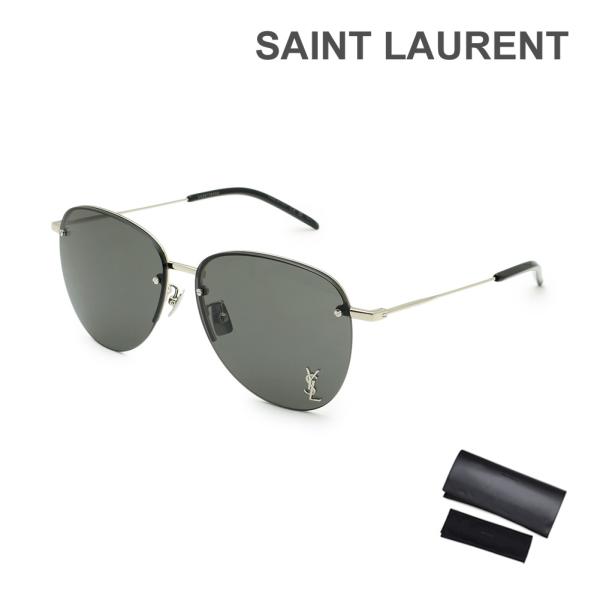 SAINT LAURENT サングラス SL 328/K M 005 シルバー SAINT LAURENT 国内正規品 サンローラン サングラス SL 328/K M