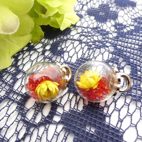 ガラスドーム ビーズ 花入り 赤 2個セット ビーズ入り レジン ピアス 素材 ガラスドーム レッド キーホルダー アクセサリー ハンドメイド ペンダント Buyee Buyee 일본 통신 판매 상품 옥션의 대리 입찰 대리 구매 서비스