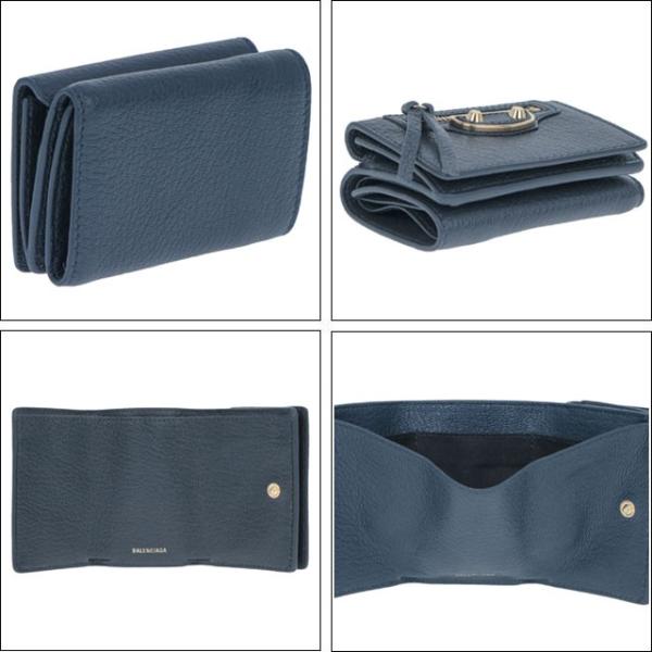 Classic 三つ折り財布 バレンシアガ 4030 折財布 ネイビー クラシック Bh aq40g 4030 インポートショップ 財布 ファッション小物 ネイビー 新品 財布 Ex虎 aq40g Balenciaga レディース ヤフー店 非売品
