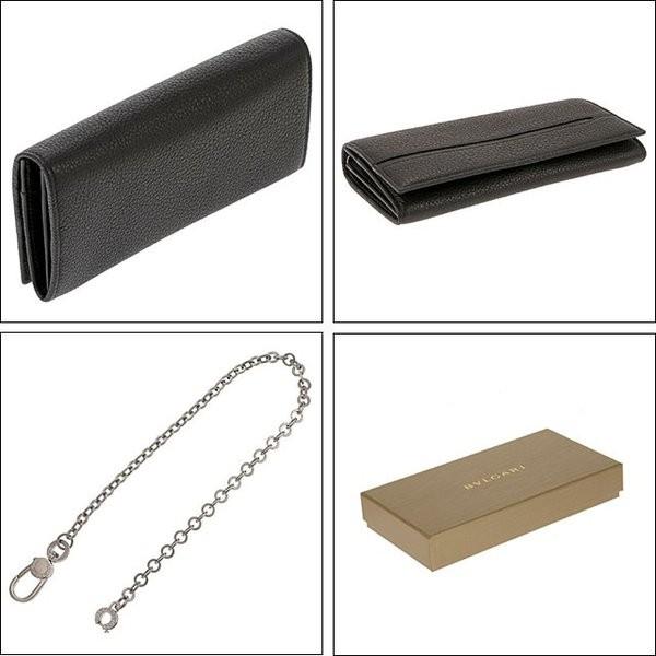 ブルガリ Bvlgari ファッション 長財布 ウォレットチェーン付財布 オクト ブラック Bv Blk インポートショップ メンズ Ex虎 Octo 財布 レザー メンズ ブラック ヤフー店
