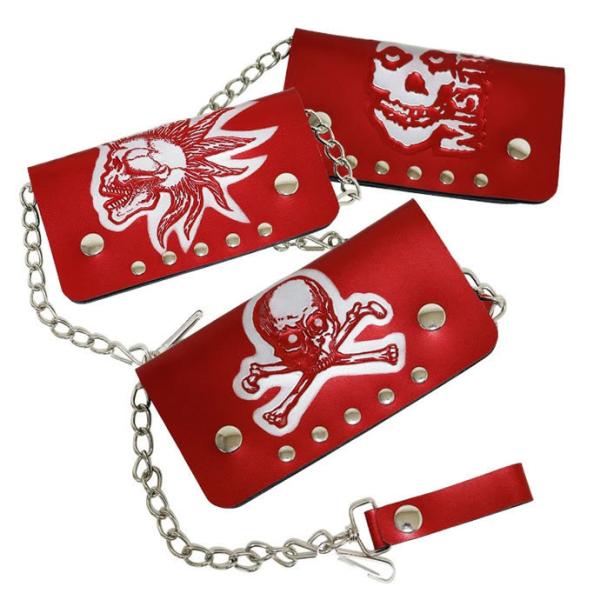 チェーンロングウォレット 長財布 ノーマル型鋲 レッドエクセレント 特価1 500円 ネコポス対応 全国送料無料 Buyee Buyee Jasa Perwakilan Pembelian Barang Online Di Jepang