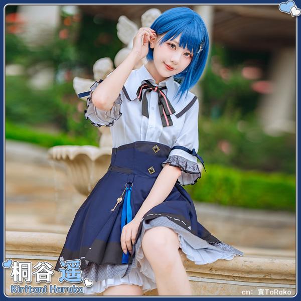 プロセカ 桐谷遥 ブライト・トラッド コスプレ 衣装 ももいろの鍵 在庫品 プロジェクトセカイ カラフルステージ!feat.初音ミク 桐谷遥