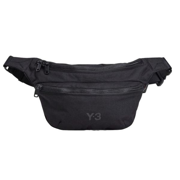 Y-3 ヨウジヤマモト ボディバッグ ショルダー ナイロン レザー 黒@JH63 Y-3 ワイスリー ヨウジヤマモト adidas アディダス バッグ ボディ