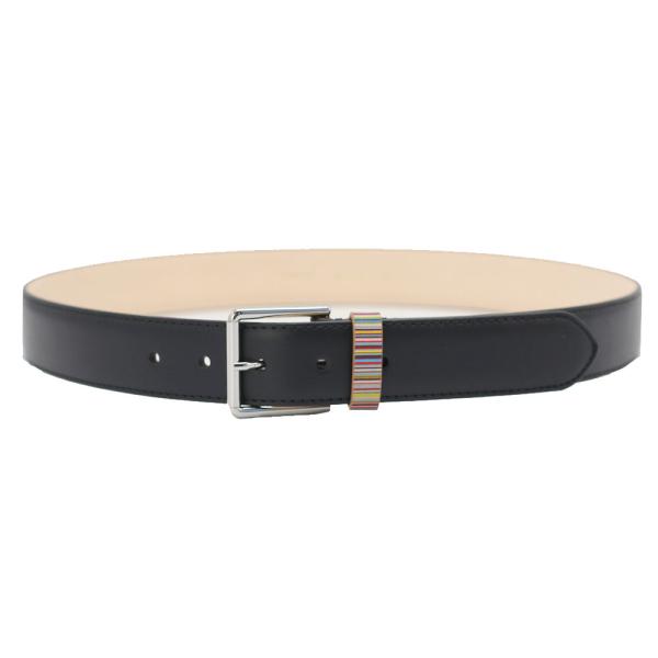 ポールスミス PAUL SMITH ベルト M1A 4950 BMULKE M Strp Keeper 79 ブラック レディース ワケアリ 【ラスト1点】 ブラック Paul Smith（ポール・スミス） ベルト M1A-4950-BMULKE ブラック