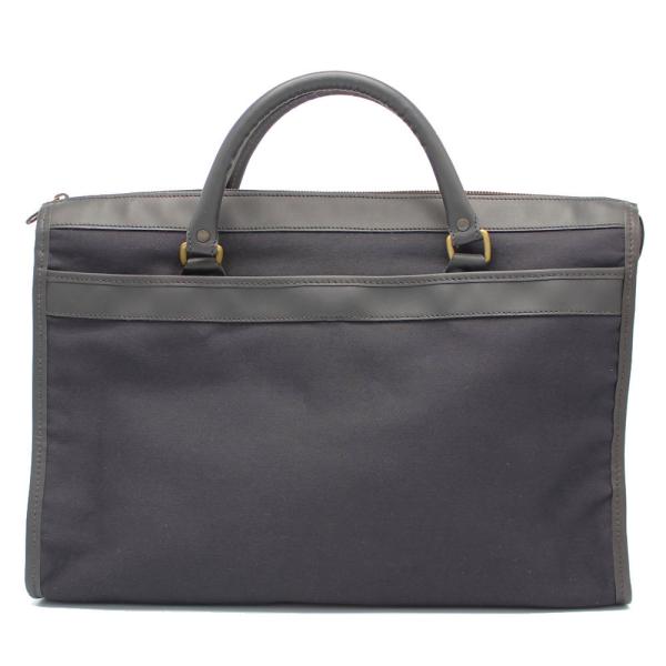 エッティンガーETTINGERキャンバスレザーコンビブリーフビジネストートバッグ excel-bunch-yshop_t04-navy