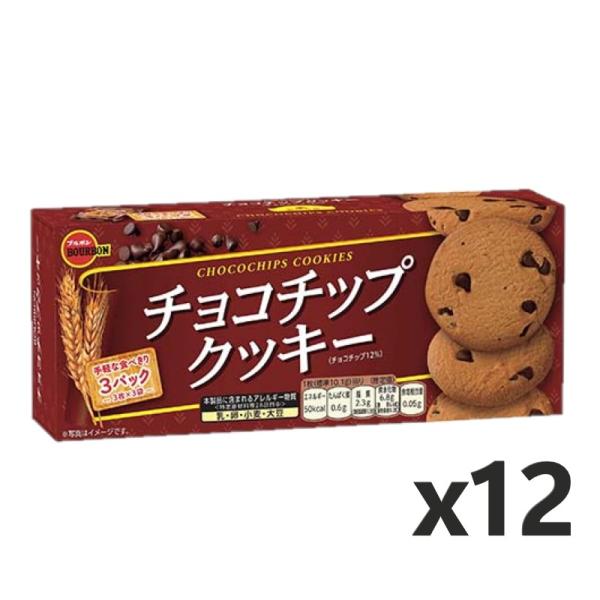 1/27のん様パウンドケーキ3本チョコチップクッキー120枚 ブルボン チョコチップクッキー 9枚（3枚×3袋）x12個 : エクセル福岡