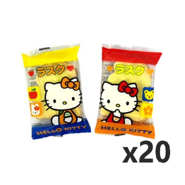 若山製菓 ハローキティ ラスク 1枚入x20袋 : エクセル福岡 - 通販