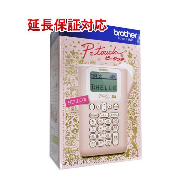 ピータッチ brother ラベルライター PT-J100P ピンク [管理 ピータッチ brother ラベルライター PT-J100P ピンク [管理