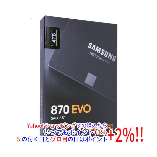 2.5インチSSD SAMSUNG 128GB×10個セット EVO（SAMSUNG） SAMSUNG 2.5インチ SSD 870 EVO MZ-77E4T0B/IT 4TB