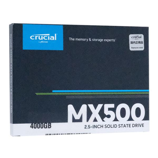 最大40%OFFクーポン 新品未開封 Crucial SSD 4TB CT4000MX500SSD1 JP